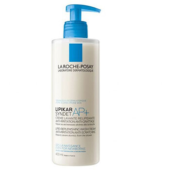 Lipikar Syndet AP+ Lipid replenishing Cream Wash - Ultra jemný čisticí krémový gel proti podráždění a svědění suché pokožky 
